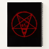 Amazing Demon Boy Pentagram Notitieboek (Achterkant)