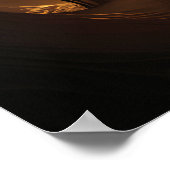 Amazing Desert Camel Caravan in een woestijnreis Poster (Hoek)