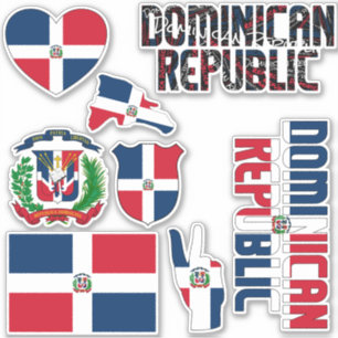 Amazing Dominicaanse Republiek vormt nationale sym Sticker