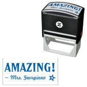 "AMAZING!" Educator Rubber Stamp Zelfinktende Stempel (In situ)