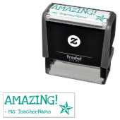 "AMAZING!" Feedback Rubberstempel Zelfinktende Stempel (In situ)