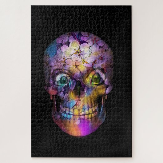 Amazing Floral Skull A Legpuzzel (Verticaal)