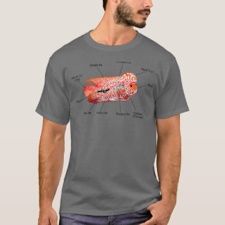 Amazing Flowerhorn Anatomy T-shirt