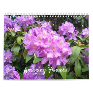 Amazing Flowers Wall Calendar Kalender