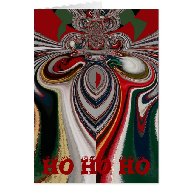 Amazing Fun Santa HoHo Merry Kerstmis (Voorkant)