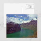 Amazing Geiranger Fjord Briefkaart (Voorkant / Achterkant)