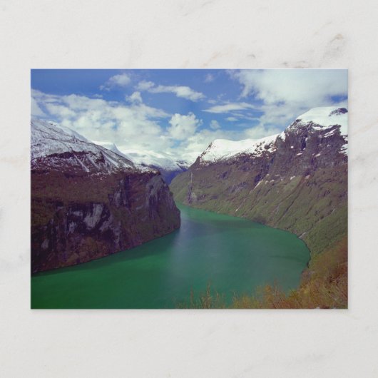 Amazing Geiranger Fjord Briefkaart (Voorkant)