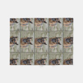 Amazing German Shepherd Fleece Deken (Voorkant (Horizontaal))