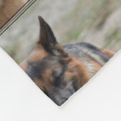 Amazing German Shepherd Fleece Deken (Hoek)