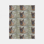 Amazing German Shepherd Fleece Deken (Voorkant)