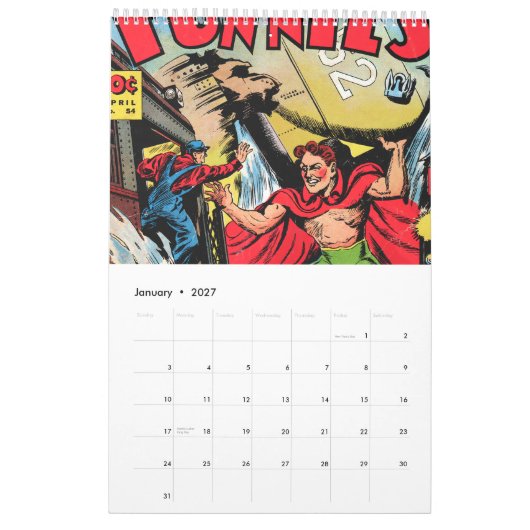 Amazing Golden Age Heroes 2011 kalender (Jan 2027)