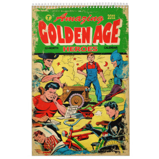 Amazing Golden Age Heroes 2011 kalender