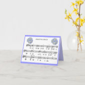 "Amazing Grace" Blank Notecard Kaart (Gele Bloem)