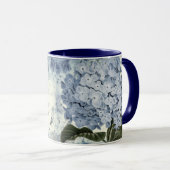 Amazing Grace blauwe hortensia Mok (Voorkant rechts)