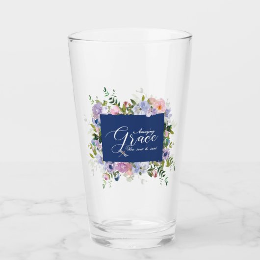 Amazing grace bloem glas (Voorkant)