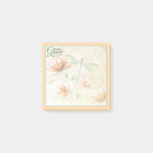 Amazing Grace Bloemen en libel Post-it® Notes (Voorkant)