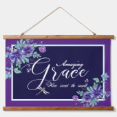 Amazing Grace bloemig  Hangend Wandkleed (Voorkant)