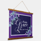 Amazing Grace bloemig  Hangend Wandkleed (Gebogen)