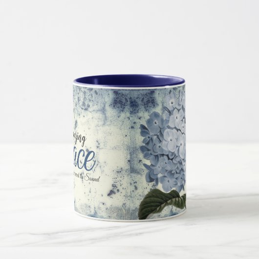 Amazing Grace blue hydrangea Mok (Midden)