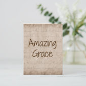Amazing Grace Briefkaart (Staand voorkant)
