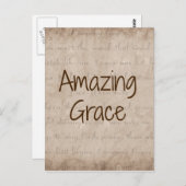 Amazing Grace Briefkaart (Voorkant / Achterkant)