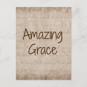 Amazing Grace Briefkaart