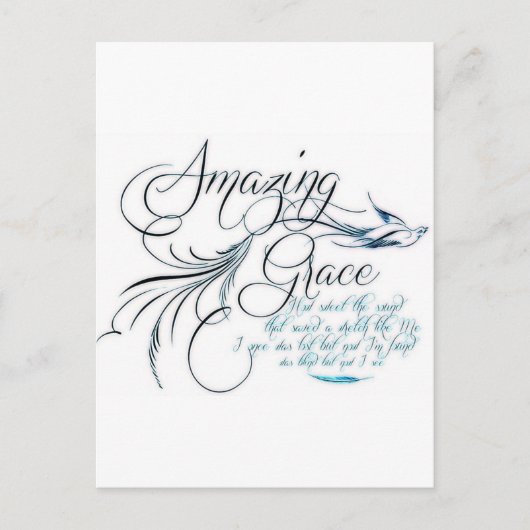 Amazing Grace Briefkaart (Voorkant)