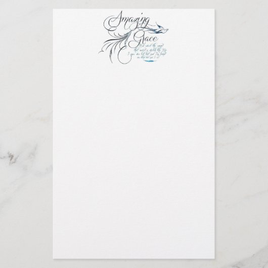 Amazing Grace Briefpapier (Voorkant)