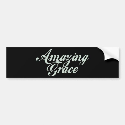 Amazing Grace Bumpersticker (Voorkant)