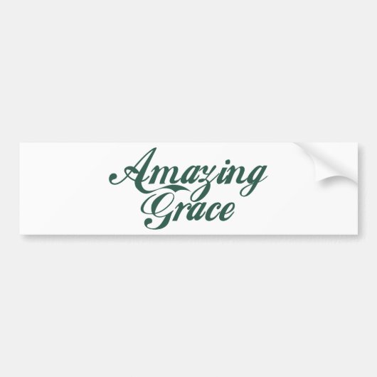 Amazing Grace Bumpersticker (Voorkant)