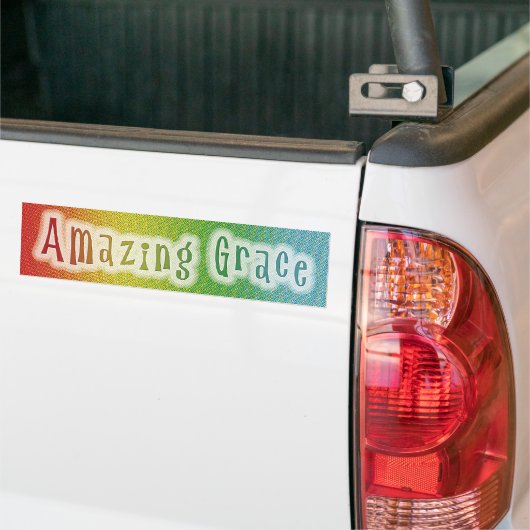 Amazing Grace Bumpersticker (Op Truck)