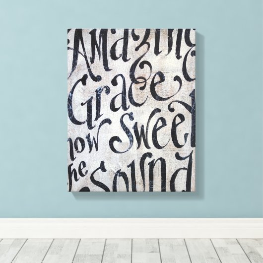 Amazing Grace Canvas (Insitu (Houten vloer))