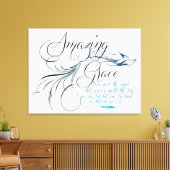 Amazing Grace Canvas Afdruk (Insitu (Woonkamer))
