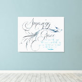 Amazing Grace Canvas Afdruk (Insitu (Houten vloer))