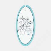 Amazing Grace Ceramic Ornament (Voorkant links)