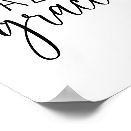 Amazing Grace Christelijk Poster (Hoek)