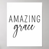 Amazing Grace Christelijk Poster (Voorkant)