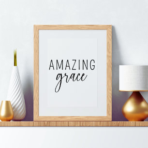 Amazing Grace Christelijk Poster