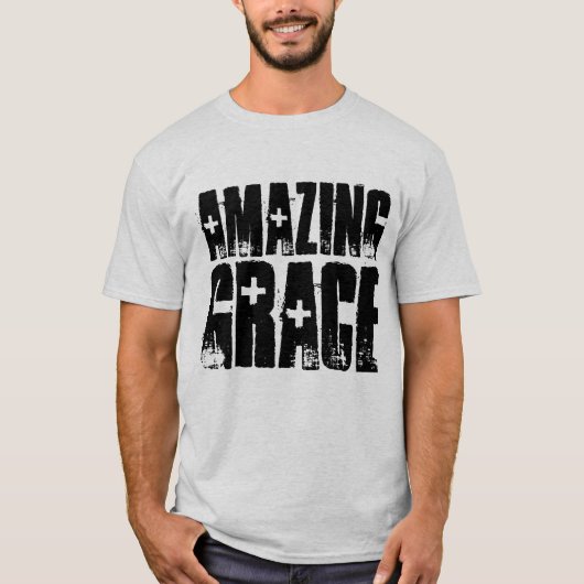 AMAZING GRACE, Christelijke T-Shirts (Voorkant)