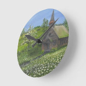 Amazing Grace Clock Ronde Klok (Hoek)