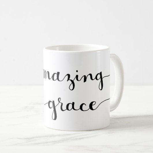 Amazing Grace Coffee Mok (Voorkant rechts)
