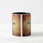 Amazing Grace Cross op muziekblad Mok (Midden)