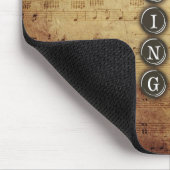 Amazing Grace Cross op  muziekblad Muismat (Hoek)