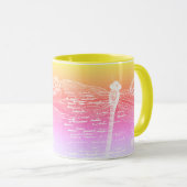 Amazing Grace Dragonfly pastelgradiënt Mok (Voorkant rechts)