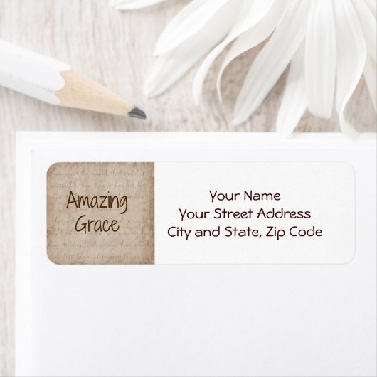 Amazing Grace Etiket (Insitu)