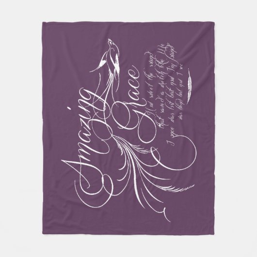 Amazing Grace Fleece Deken (Voorkant)