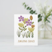 Amazing Grace Floral Briefkaart (Staand voorkant)