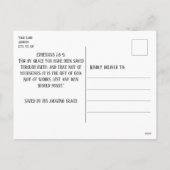 Amazing Grace Floral Briefkaart (Achterkant)