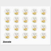 Amazing Grace Flowers and Butterflies Christelijk Ronde Sticker (Vel)
