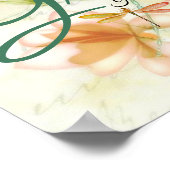 Amazing Grace Flowers and dragonfly Poster (Hoek)